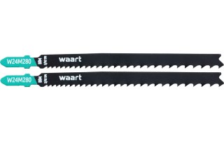 Wart Brzeszczoty do wyrzynarek z uchwytem typu "T", 110 mm, 5/10TPI, do drewna z gwoździami, PVC, aluminium, stali, 2 szt. W24M