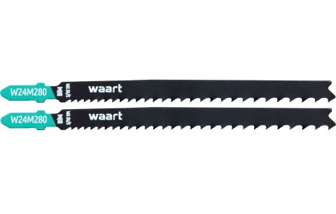 Wart Brzeszczoty do wyrzynarek z uchwytem typu "T", 110 mm, 5/10TPI, do drewna z gwoździami, PVC, aluminium, stali, 2 szt. W24M