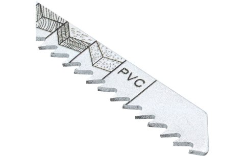 Wart Brzeszczoty do wyrzynarek z uchwytem typu "T", 75 mm, 8TPI, do drewna, płyty wiórowej, sklejki, PVC, 2 szt. W24M254