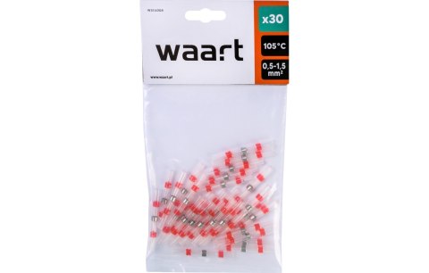 Wart Koszulki termokurczliwe z cyną, 0.5-1.5 mm2, 30 szt. W31A004