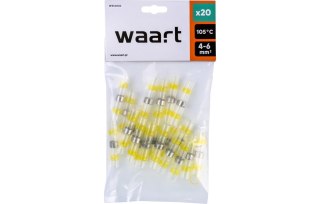 Wart Koszulki termokurczliwe z cyną, 4.0-6.0 mm2, 20 szt. W31A006