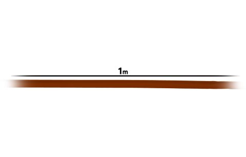 Wart Rurka termokurczliwa 2,5mm x 1m 2:1 - Brązowa 10szt W31A306