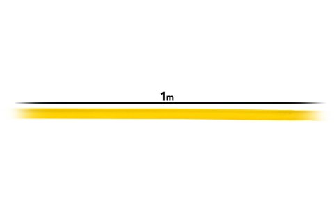 Wart Rurka termokurczliwa 2,5mm x 1m 2:1 -Żółta 10szt W31A307