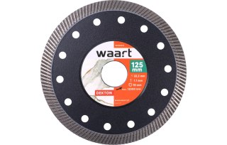 Wart Tarcza diamentowa 125 x 22.2 mm, turbo, do bardzo twardych spieków kwarcowych W23H012