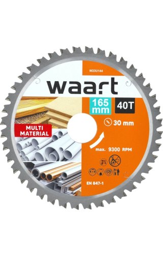 Wart Tarcza do pilarki widiowa 165 x 30 mm, 40T, multimaterial W23U144