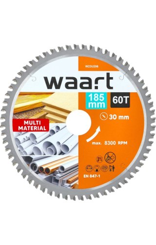 Wart Tarcza do pilarki widiowa 185 x 30 mm, 60T, multimaterial W23U206