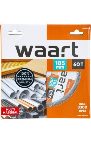 Wart Tarcza do pilarki widiowa 185 x 30 mm, 60T, multimaterial W23U206