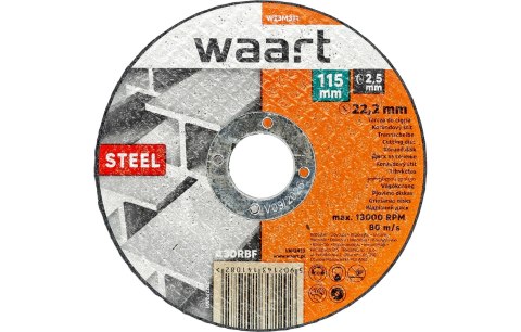 Wart Tarcza korundowa 115 x 2.5 x 22.2 mm, do stali W23M311