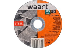 Wart Tarcza korundowa 125 x 1.6 x 22.2 mm, do stali W23M112