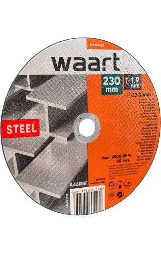 Wart Tarcza korundowa 230 x 1.9 x 22.2 mm, do stali W23M223