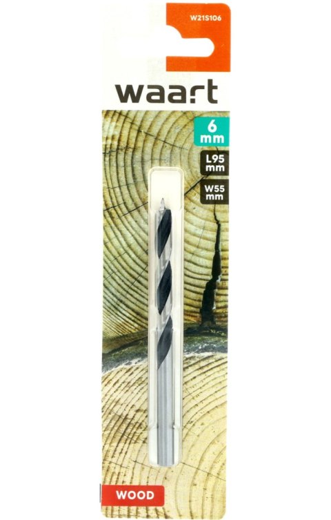 Wart Wiertło do drewna 6.0 mm, szlifowane W21S106