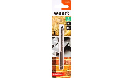 Wart Wiertło uniwersalne 6 mm, uchwyt quick change Hex W21U106