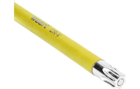 Wart Klucz torx T27 długi - żółty, otwór,magnes W32M589