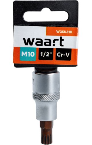 Wart Końcówka Spline na nasadce 1/2", M10 x 55 mm W35K310