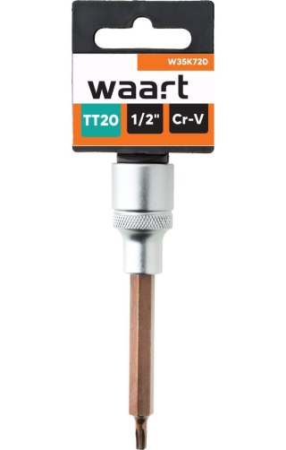 Wart Końcówka Torx na nasadce 1/2", TT20 x 100 mm W35K720