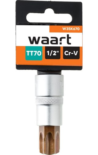 Wart Końcówka Torx na nasadce 1/2", TT70 x 55 mm W35K670