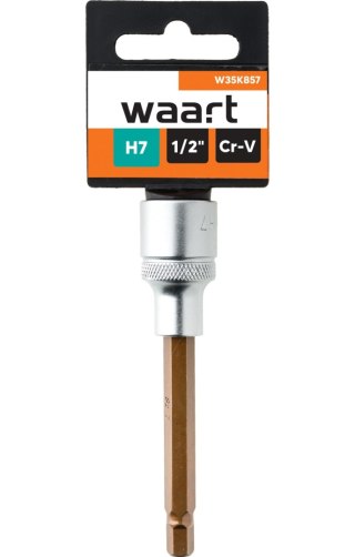 Wart Końcówka sześciokątna na nasadce 1/2", H7 x 100 mm W35K857