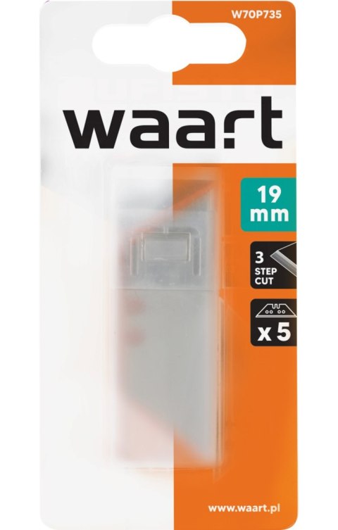 Wart Ostrza trapezowe wymienne 19 mm, 5 szt. W70P735