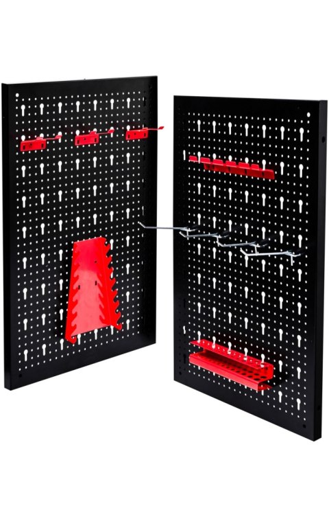 Wart Tablica warsztatowa metalowa + 10 haków W39M646