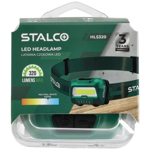 Stalco Latarka czołowa 3xAAA LED 320 lm HLS320 STALCO S052497803 Stalco Latarka czołowa 3xAAA LED 320 lm HLS320 STALCO S052497803