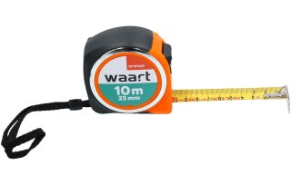 Wart Miara zwijana stalowa 10 m, 25 mm, kompaktowa obudowa W71P449