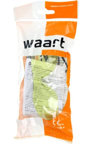 Wart Okulary ochronne poliwęglan, żółte, sznurek zabezpieczający W84K031