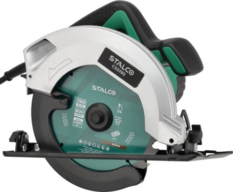 Stalco Pilarka tarczowa ręczna 1500W CSS190 Stalco Pilarka tarczowa ręczna 1500W CSS190