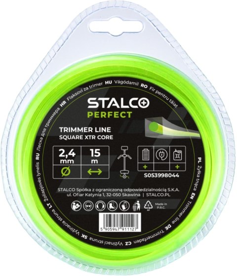 Stalco Żyłka tnąca kwadratowa Square XTR Core Stalco Żyłka tnąca kwadratowa Square XTR Core
