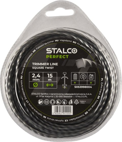 Stalco Żyłka tnąca kwadratowa Square Twist Stalco Żyłka tnąca kwadratowa Square Twist