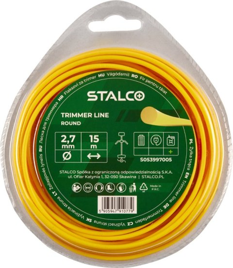 Stalco Żyłka tnąca okrągła Round Stalco Żyłka tnąca okrągła Round