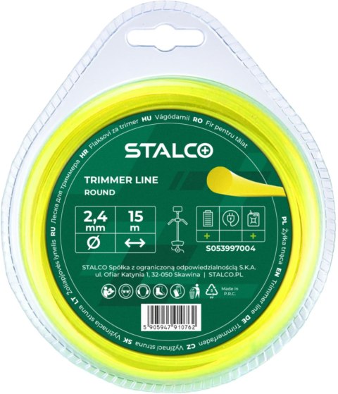 Stalco Żyłka tnąca okrągła Round Stalco Żyłka tnąca okrągła Round