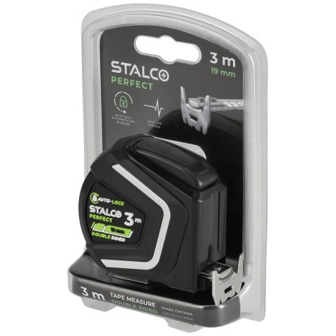Miara zwijana autoblokada
 3 m x 19 mm STALCO PERFECT
 S010126203