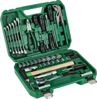 Zestaw multinarzędziowy 1/2"+1/4" 55 elem grzechotka 90t opakowanie bmc STALCO S011100055
 STALCO
 S011100055