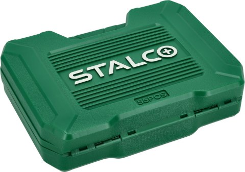 Zestaw multinarzędziowy 1/2"+1/4" 55 elem grzechotka 90t opakowanie bmc STALCO S011100055
STALCO
S011100055 Zestaw multinarzędziowy 1/2"+1/4" 55 elem grzechotka 90t opakowanie bmc STALCO S011100055
STALCO
S011100055