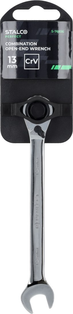 Klucz płasko-oczkowy z grzechotką i przełącznikiem
 8 STALCO PERFECT
 S-76930