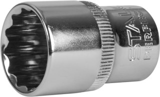Nasadka dwunastokątna 1/2"
 1/2" 8mm STALCO PERFECT
 S-86000