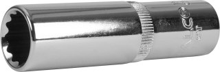 Nasadka dwunastokątna głęboka 1/2"
 1/2" 8mm STALCO PERFECT
 S-86052