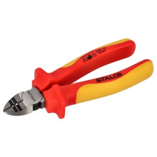 Szczypce boczne 160mm do cięcia i ściągania izolacji
 STALCO
 S011855005
