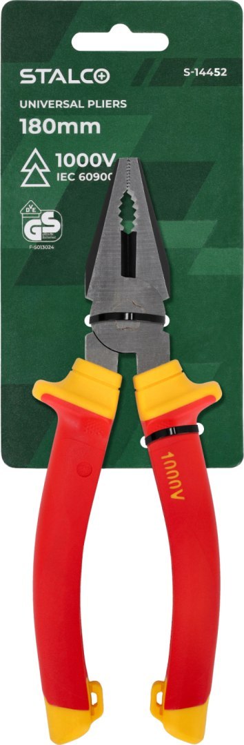 Szczypce uniwersalne
STALCO
S-14452 Szczypce uniwersalne
STALCO
S-14452