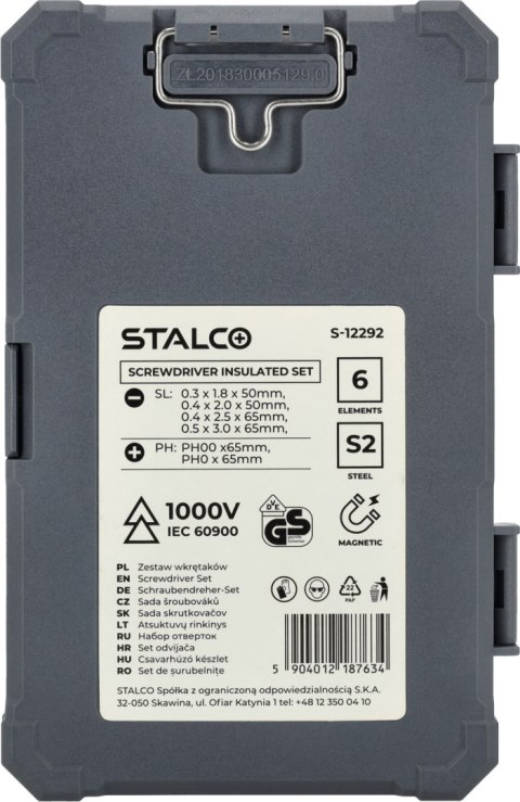 WKRĘTAKI ELEKTROTECHNICZNE PRECYZYJNE
STALCO
S-12292 WKRĘTAKI ELEKTROTECHNICZNE PRECYZYJNE
STALCO
S-12292