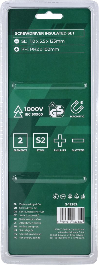 WKRĘTAKI ELEKTROTECHNICZNE
STALCO
S-12282 WKRĘTAKI ELEKTROTECHNICZNE
STALCO
S-12282