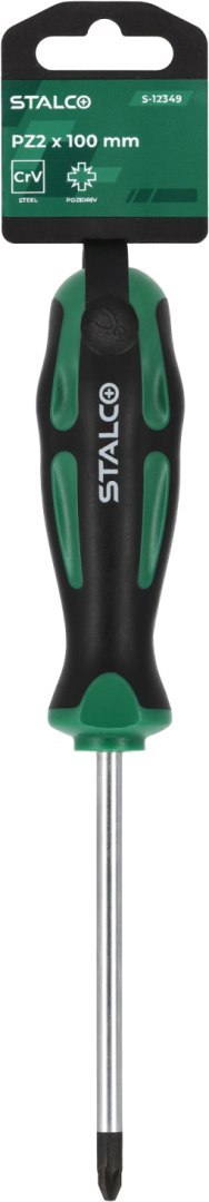 Wkrętak Pozidriv
PZ0 x 75 mm STALCO
S-12345 Wkrętak Pozidriv
PZ0 x 75 mm STALCO
S-12345