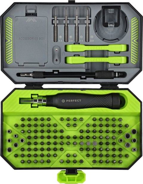 Zestaw do serwisowania smartfonów 145 elementów
STALCO PERFECT
S-13800 Zestaw do serwisowania smartfonów 145 elementów
STALCO PERFECT
S-13800