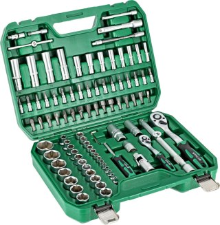 Zestaw kluczy nasadowych 1/2"+1/4" 94 elem opakowanie BMC STALCO S011100094
 STALCO
 S011100094