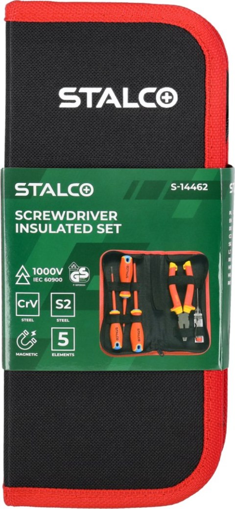 Zestaw narzędzi izolowanych
STALCO
S-14462 Zestaw narzędzi izolowanych
STALCO
S-14462