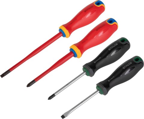 Zestaw wkrętaków 4 el.
STALCO
S-12624 Zestaw wkrętaków 4 el.
STALCO
S-12624