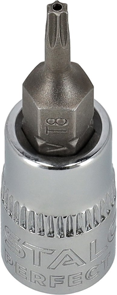 Klucz trzpieniowy TORX na nasadce 1/4"
TT8 STALCO PERFECT
S-85671 Klucz trzpieniowy TORX na nasadce 1/4"
TT8 STALCO PERFECT
S-85671