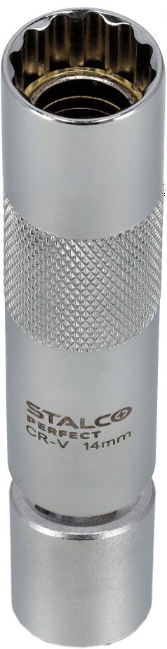 Nasadka do świec dwunastokątna magnetyczna z przegubem 3/8"
 STALCO PERFECT
 S-85567