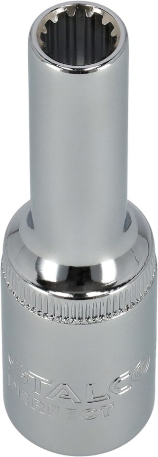 Nasadka spline głęboka 1/2"
 8 mm STALCO PERFECT
 S-85471
