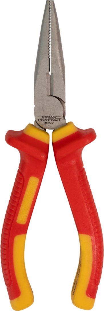 Szczypce wydłużone, proste
160 mm , VDE 1000V STALCO PERFECT
S-67016 Szczypce wydłużone, proste
160 mm , VDE 1000V STALCO PERFECT
S-67016